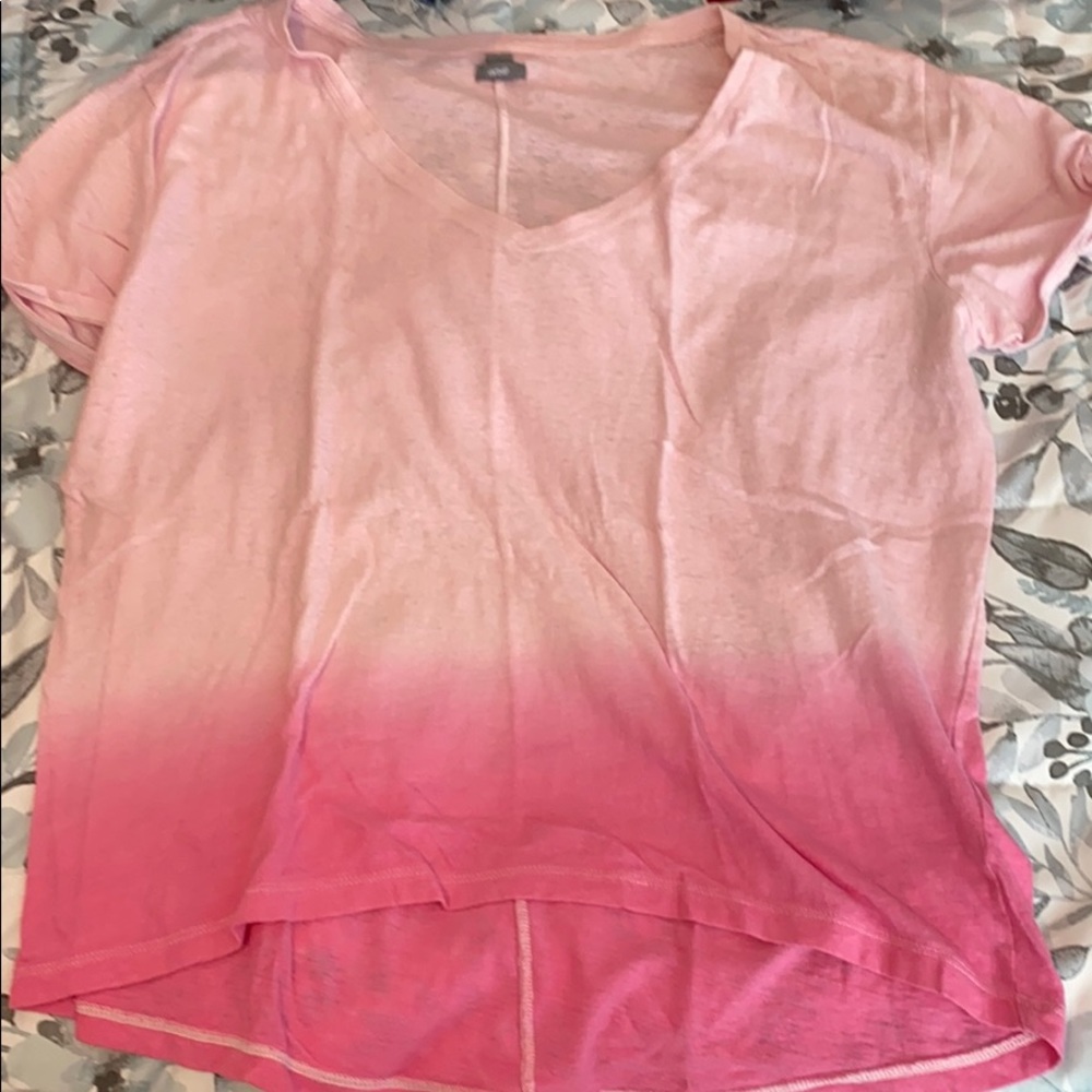 Pink hombre tie-dye shirt